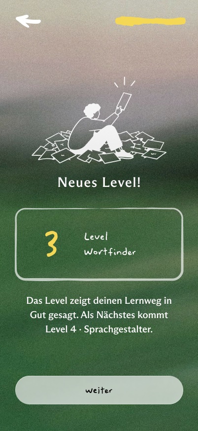 Neues Level: Wortfinder